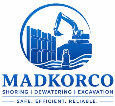 MADKORCO, Shoring and dewatering Works logo