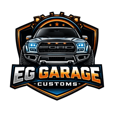 EG GARAGE CUSTOMS logo