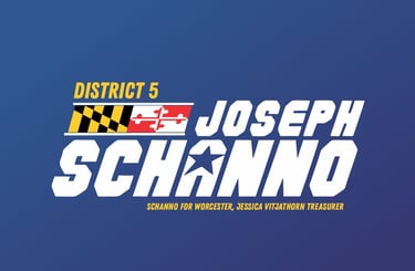 Joe Schanno For Worcester County, MD District 5 County Commissioner logo
