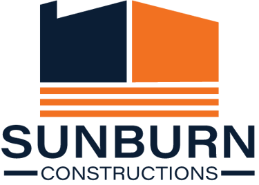sunburn construction logo