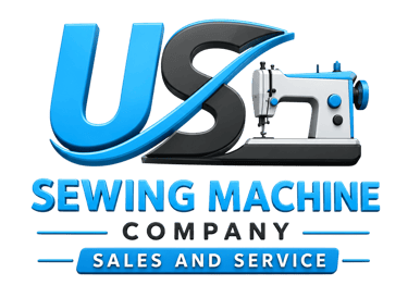 US SEWING MACHINE COMPANY SALES AND SERVICE logo