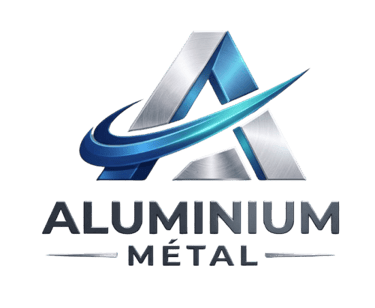 Alumunium metal logo