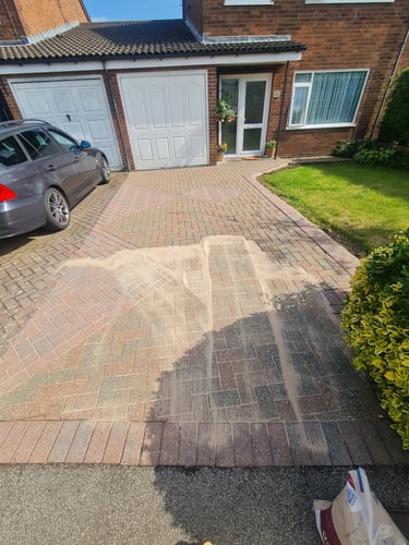 Sanding driveway