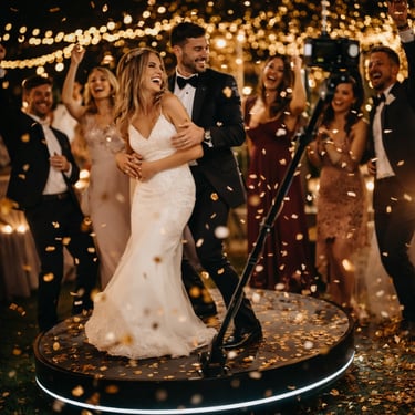 Fotomatón para bodas en Barcelona con fotos ilimitadas y diseño elegante