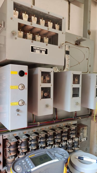 Inspektion an einer NE-BÜ70-Anlage