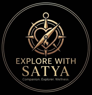 Explorewithsatya elite male companionship logo