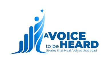 A VOICE TO BE HEARD logo