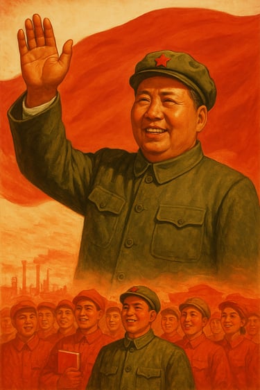 Mao Dzedongo DI portretas