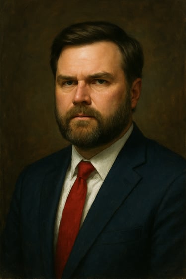 JAV viceprezidento Džeimso Deivido Venso DI portretas