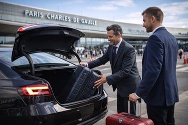 axi from Charles de Gaulle Airport to Paris city center