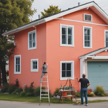 A skilled electrician fixing wiring inside a residential home.