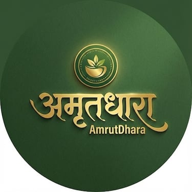 Amrutdhara weight management powder  logo