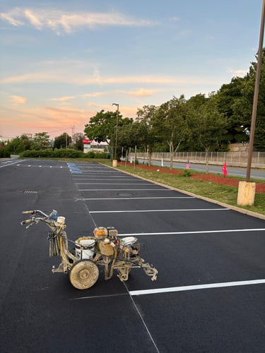 Demarcação viária para organização industrial