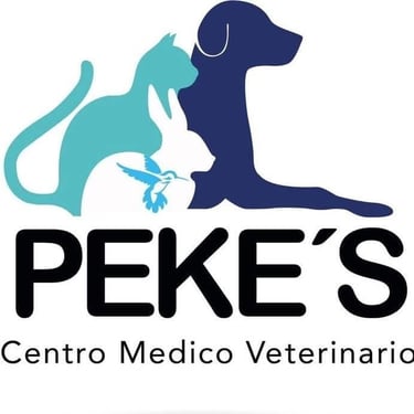logotipo de veterinaria Pekes