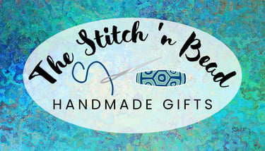 The Stitch 'n Bead Handmade Gifts logo