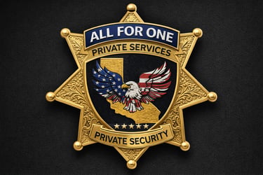 ALL FOR ONE PRIVATE SERVICES logo