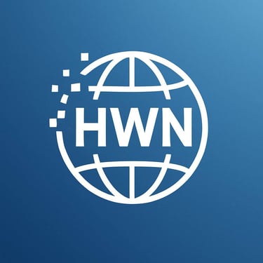 Horizon Web Novatio (HWN) Slogan : Des solutions web pour voir plus loin logo