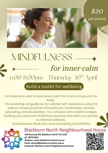 Guts of the Matter Mindfulness for Inner Calm Workshop