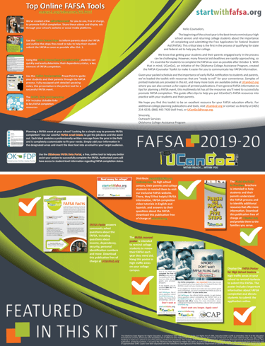 FAFSA packed guide folder. Click to view a larger version