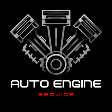Auto engine service logo