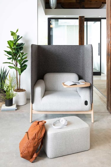 lounge chair with power