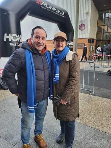 Présence lors de la Ronde Givrée dans le cadre des élections municipales de Castres 2026.