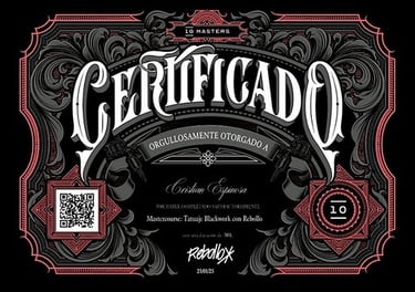 Certificado Blackwork