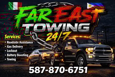 FAR EAST TOWING 24/7 logo