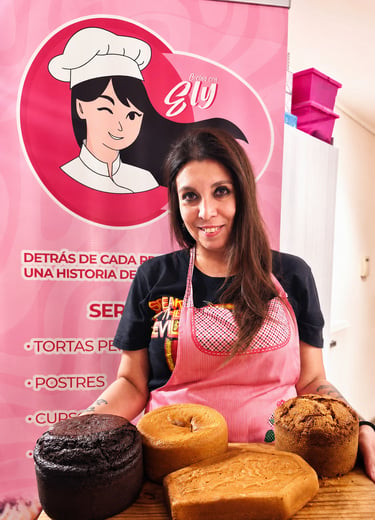 Alumna taller de bizcochos presencial, ñuñoa