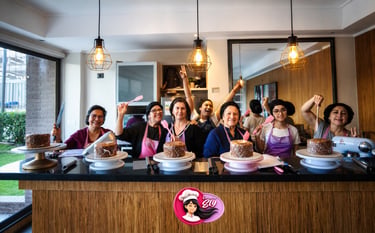 Alumnas taller de decoración presencial Ñuñoa