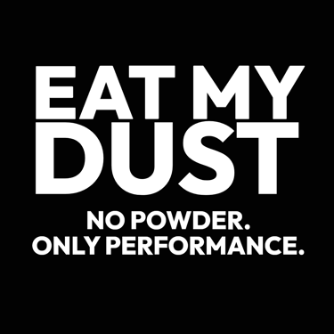 eat my dust logo