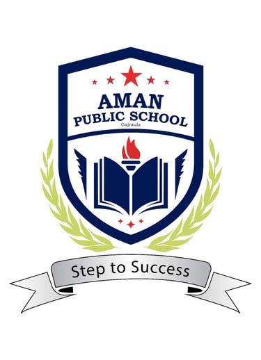 Aman Public School Gajraula  logo