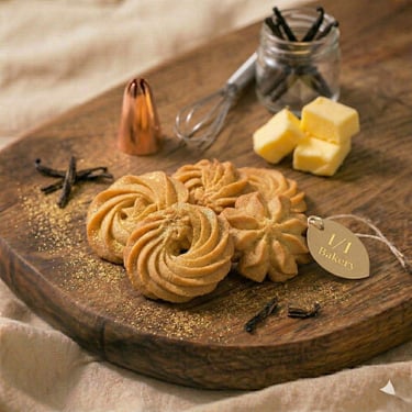 Handmade nougat cookies and buttery pastries by 1/1 Bakery, made with real butter and 100% natural i