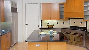 Wood fronts with stainless steel interiors