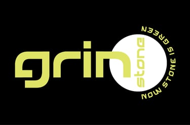 Grin stone logo