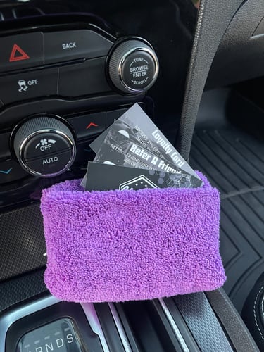 Auto detailing gift set in Logan OH featuring high-quality microfiber cloths for vehicle care