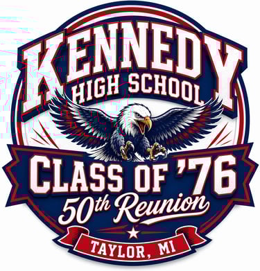 Kennedy '76 Class Reunion logo