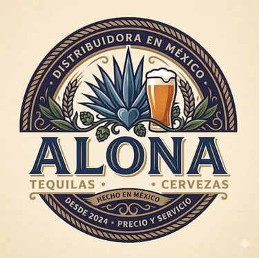 Alona: distribuidora de tequila y cerveza logo