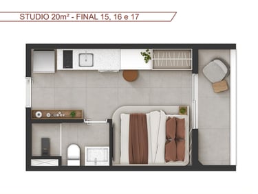 Studio 20m² - proximo a Avenida Paulista