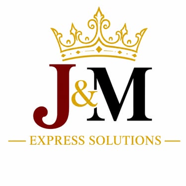 Servicios de transporte de carga, ejecutivo y de personal, J&M Express logo