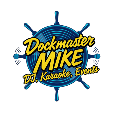 Dockmaster Mike's DJ, Karaoke, and Audio logo