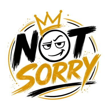 Not Sorry logo