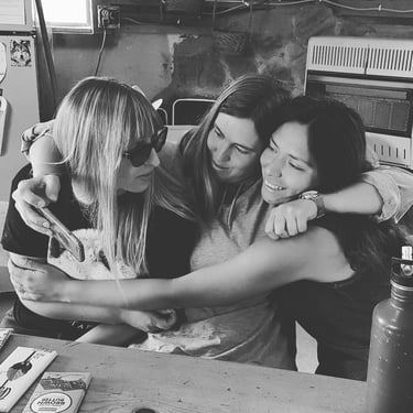 crystal with best friends