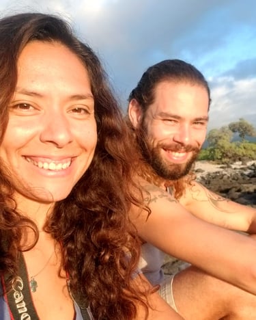 Crystal with husband