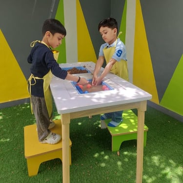 Age appropriate play structures to strengthen coordination and confidence