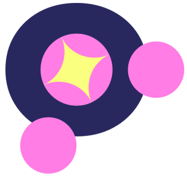 Radiant Molecules by Leonora Martinez Nunez. Scientific Visualization Studio for life sciences research and biotech  logo