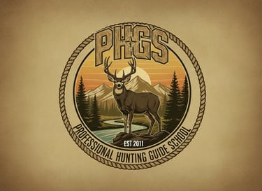 Professional Hunting Guide School, PHGS logo