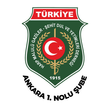 Türkiye Harp Malülü Gaziler Şehit Dul ve Yetimleri Derneği Ankara 1. Nolu Şube logo