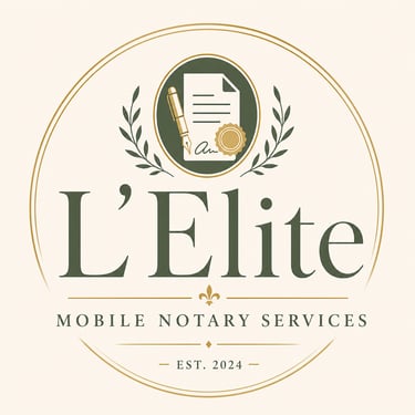 L’Elite Mobile Notary Services logo