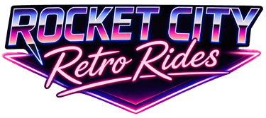 Rocket City Retro Rides logo